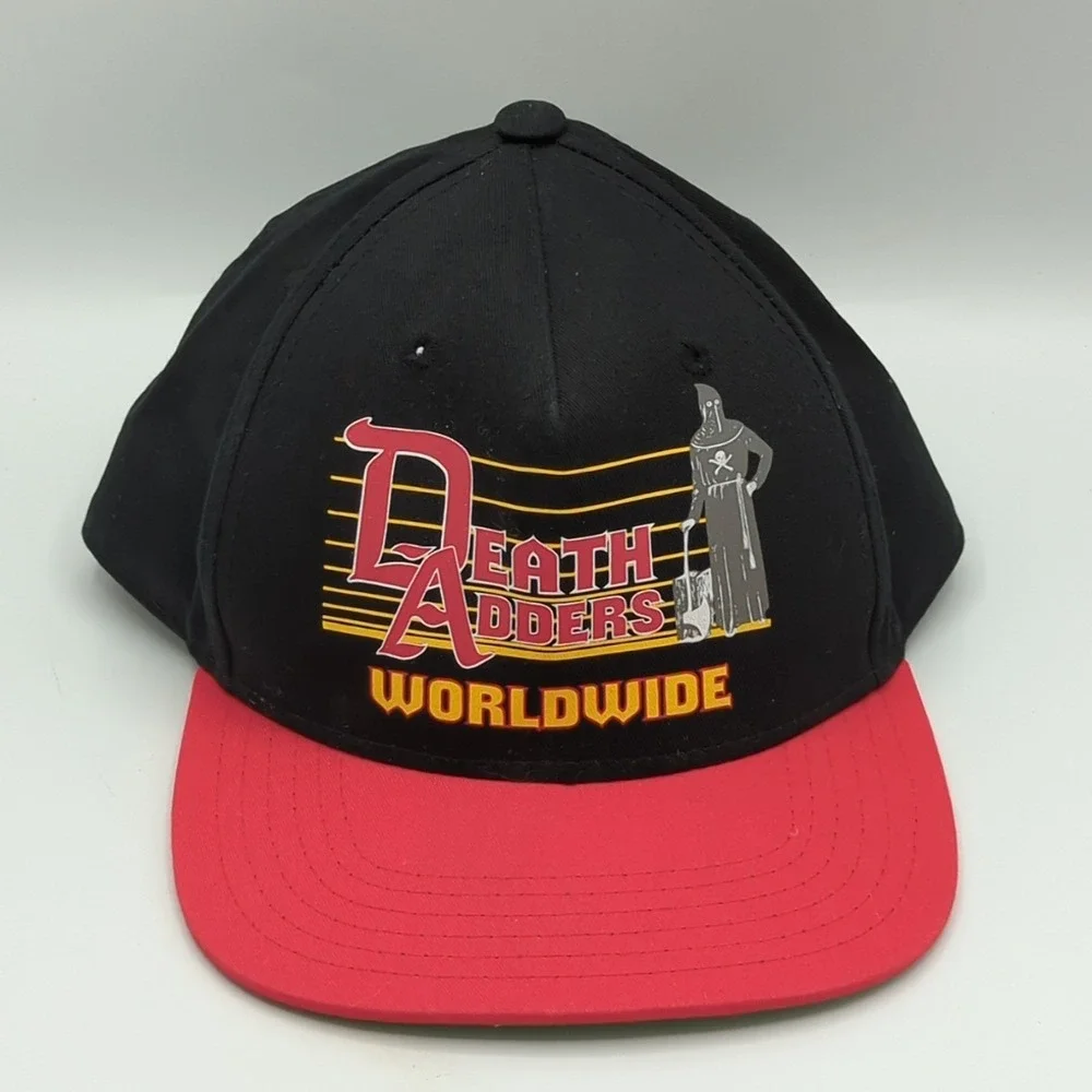 Mishka NYC x Death Adders Executioner MNWKA Snapback Hat Cap Black Red RARE